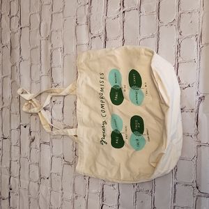 Funny tote bag Grocery Compromises canvas